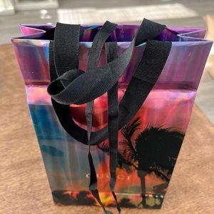 GUCCI HOLOGRAPHIC GIFT BAG W/GIFT CARD